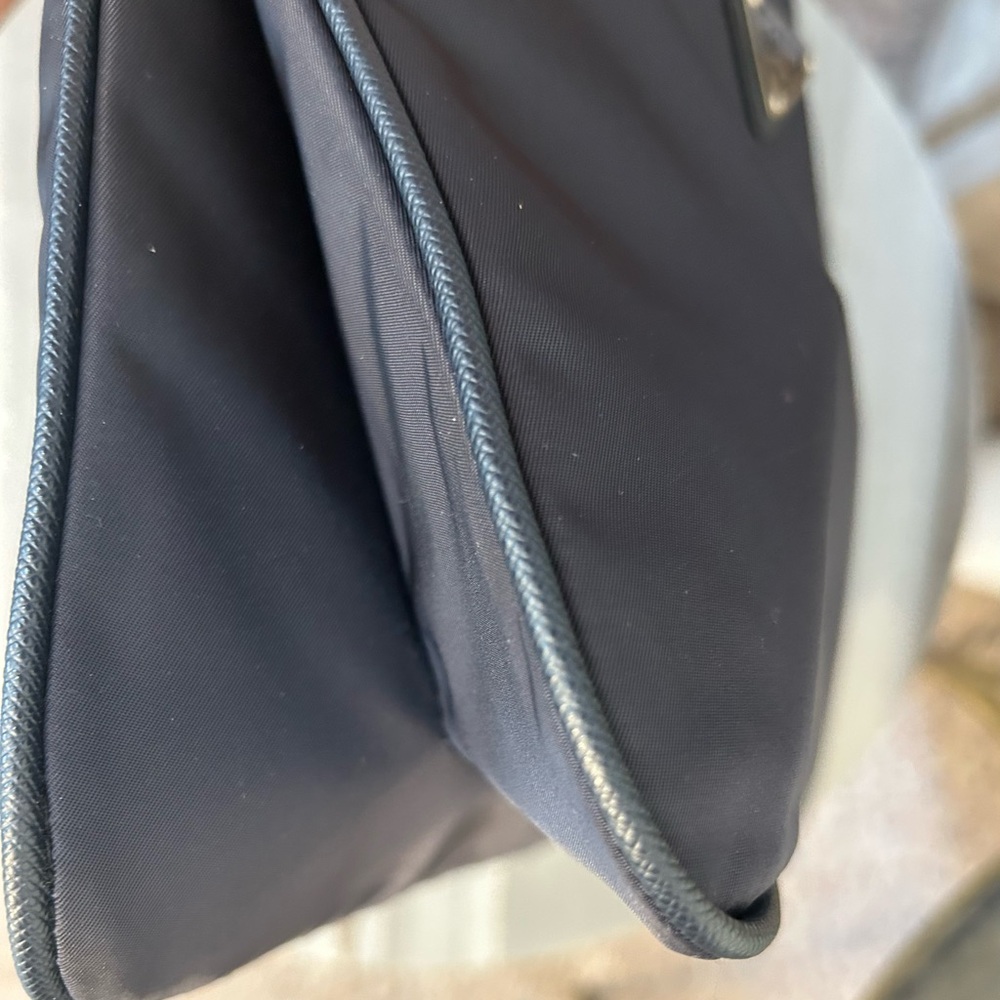 Authentic Prada Dark Navy Nylon and Saffiano Shoulder Messenger Bag NWOT - Picture 11 of 15
